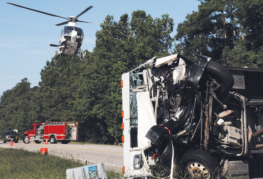 Crash prompts medical helicopter landing on 701 – Tabor-Loris Tribune