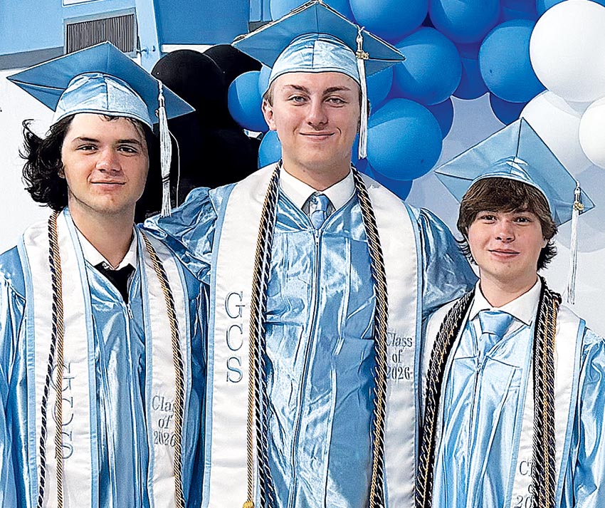 Grace Grads Vito Patrick Doris-Raymond Scott Volosin, Jr.-Bennett Martin McGill