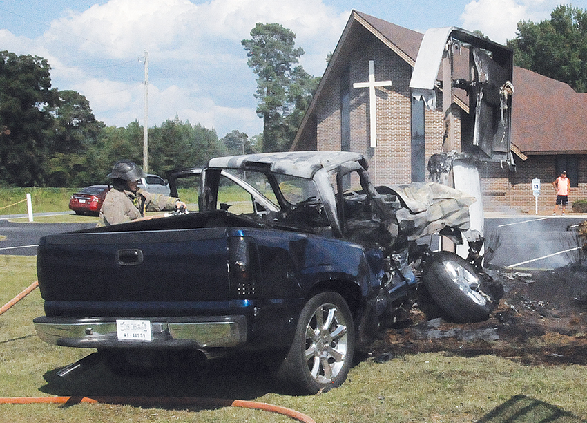 Truck_Church Sign Extinguished